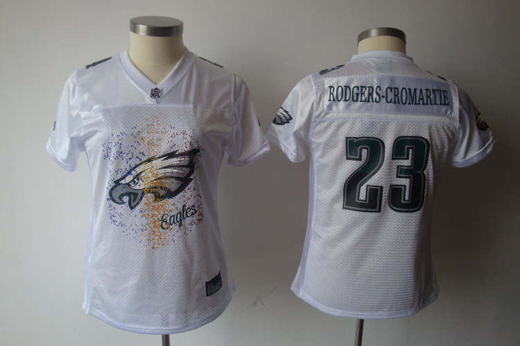 Eagles #23 Rodgers-Cromartie 2011 Women's Fem Fan Flirt Stitched NFL Jersey